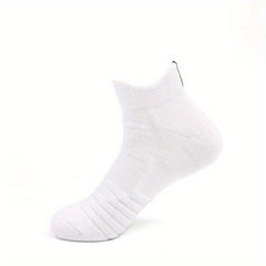 3 Pairs Breathable Anti-Slip Ankle Socks for Sports, Basketball, Jogging