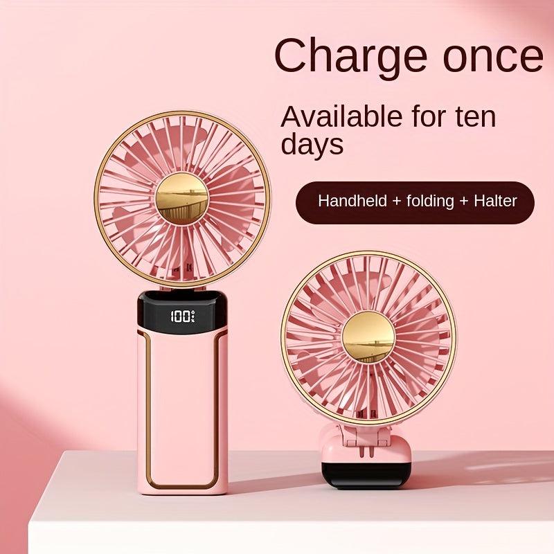 Mini Portable Handheld USB Rechargeable Fan for Home Office Travel