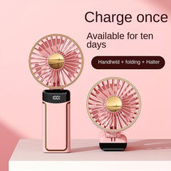 Mini Portable Handheld USB Rechargeable Fan for Home Office Travel