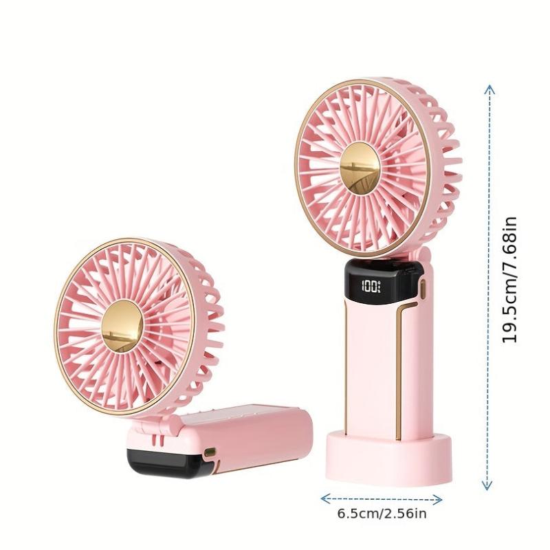 Mini Portable Handheld USB Rechargeable Fan for Home Office Travel