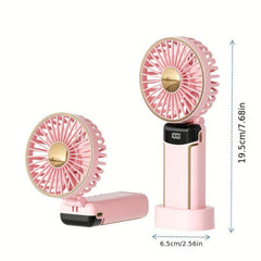Mini Portable Handheld USB Rechargeable Fan for Home Office Travel