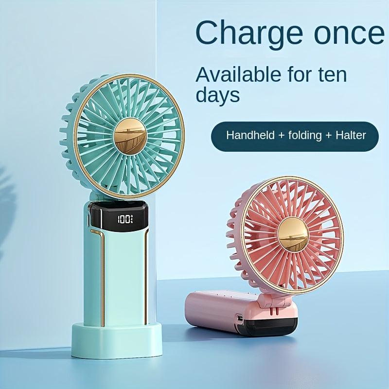 Mini Portable Handheld USB Rechargeable Fan for Home Office Travel