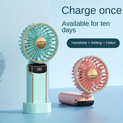 Mini Portable Handheld USB Rechargeable Fan for Home Office Travel