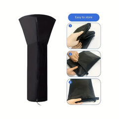 Waterproof Patio Heater Cover Heavy Duty Outdoor Heater Dust Wind Sun Snow Proof