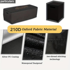Waterproof Rectangular Gas Fire Pit Table Cover