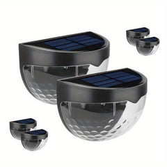 Solar Fence Lights 6 Pack Waterproof LED Garden Home Outdoor Lamp
