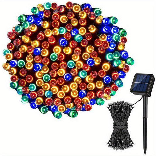 300 LEDs Solar String Lights Outdoor 8 Modes Waterproof Xmas Tree Lights