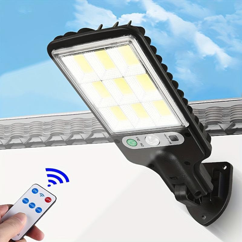 2200W Solar Sensor Street Light with Remote Control LED Wall Light