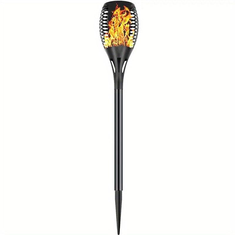 Solar Halloween Lights Outdoor 12LED Torch Lights Flickering Flame Garden Decor
