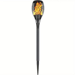 Solar Halloween Lights Outdoor 12LED Torch Lights Flickering Flame Garden Decor