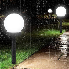 3pcs Solar Pathway Lights Outdoor Waterproof LED Solar Ball Lights