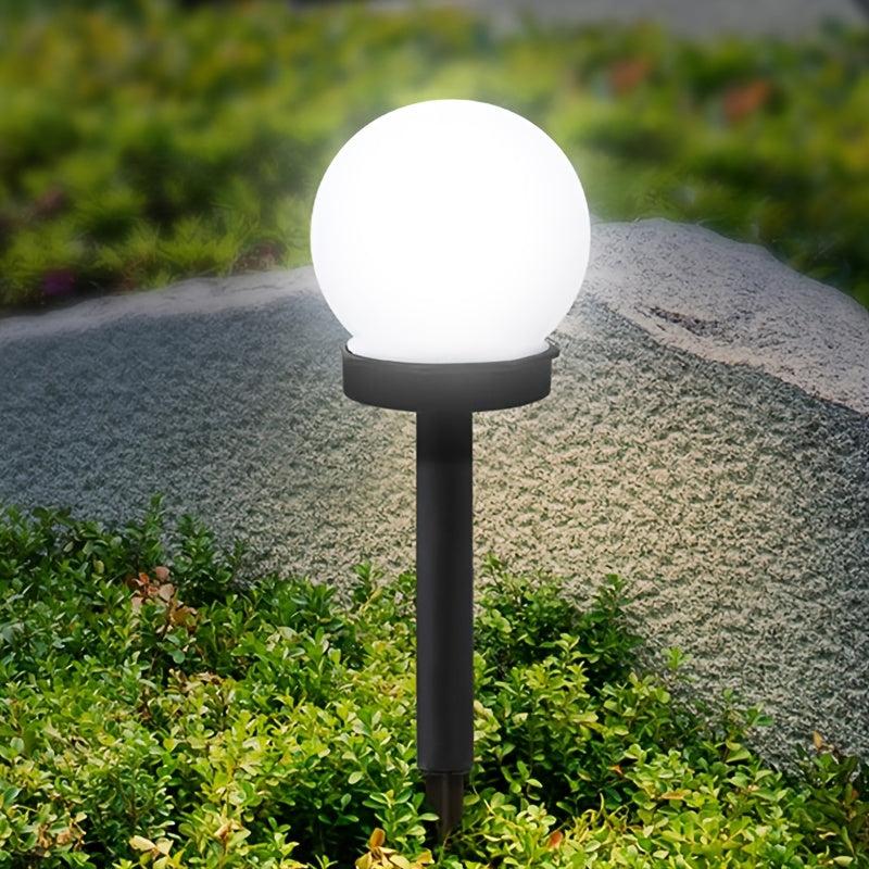 3pcs Solar Pathway Lights Outdoor Waterproof LED Solar Ball Lights
