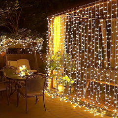 300 LEDs Curtain Fairy Lights String USB 8 Modes Indoor Party Bedroom Decor