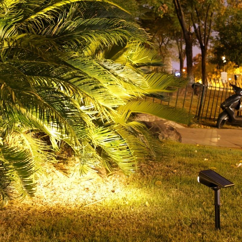 Solar Tree Spotlight Outdoor Landscape Lighting for Garden Villa