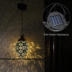 1pc Garden Solar Landscape Light LED Lantern Outdoor Hanging Waterproof Light