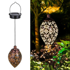1pc Garden Solar Landscape Light LED Lantern Outdoor Hanging Waterproof Light