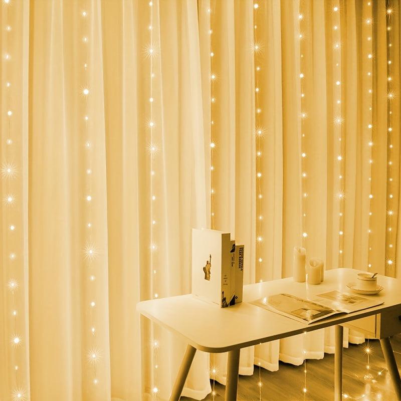 Fairy Curtain Lights USB String Lights Remote Control