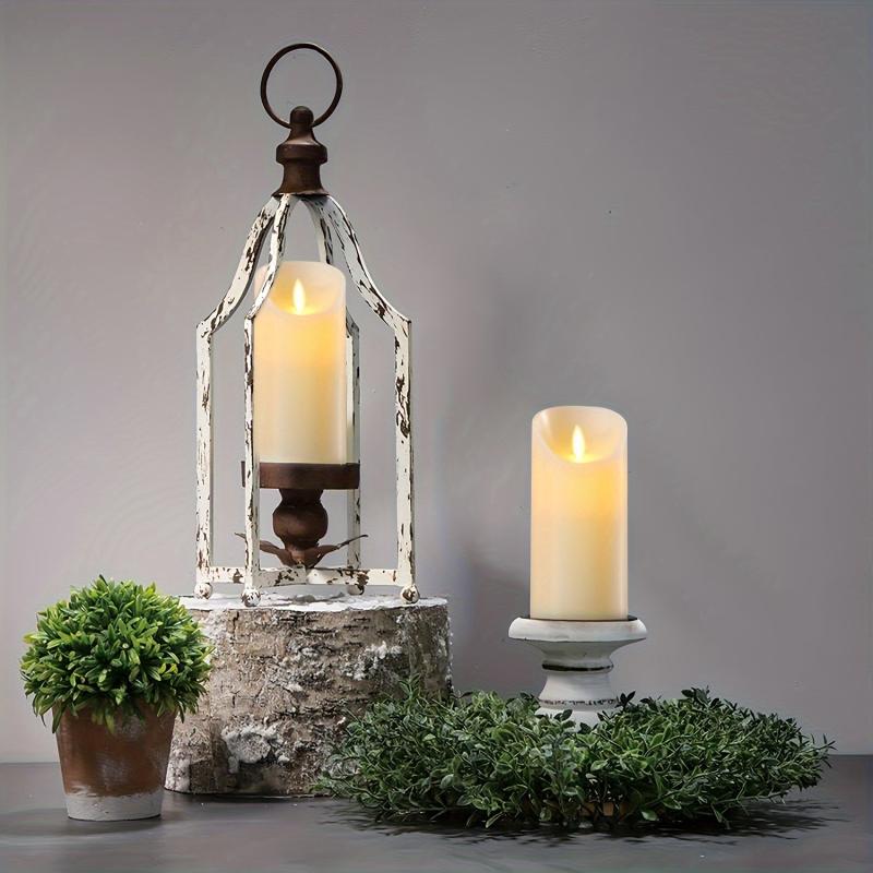 LED Flicker Candles - Brightness Adjustable for Weddings Halloween