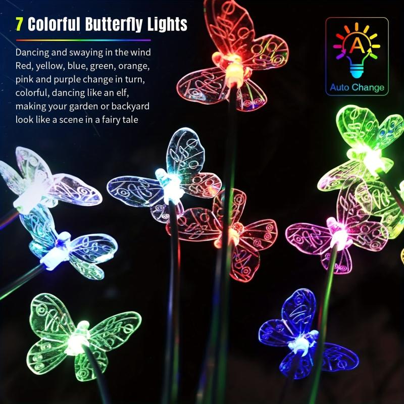 Butterfly Solar Light Outdoor Waterproof LED Decorative Lamp