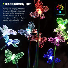 Butterfly Solar Light Outdoor Waterproof LED Decorative Lamp