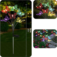 Butterfly Solar Light Outdoor Waterproof LED Decorative Lamp