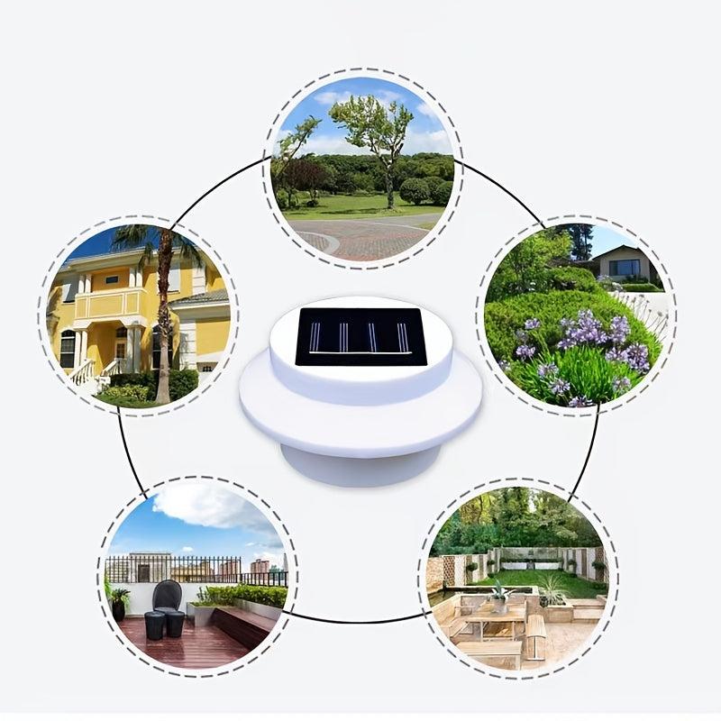 1pc Solar Fence Light LED Waterproof Landscape Lighting