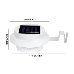 1pc Solar Fence Light LED Waterproof Landscape Lighting