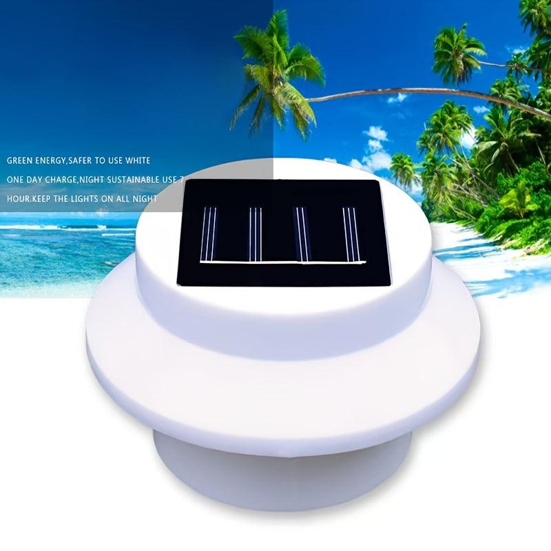 1pc Solar Fence Light LED Waterproof Landscape Lighting