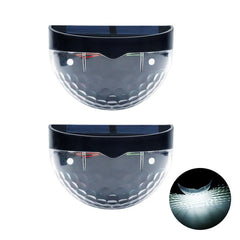 6pcs 6LED Solar Fence Lights Waterproof Outdoor Light