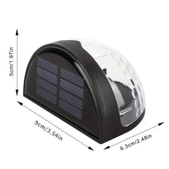 6pcs 6LED Solar Fence Lights Waterproof Outdoor Light