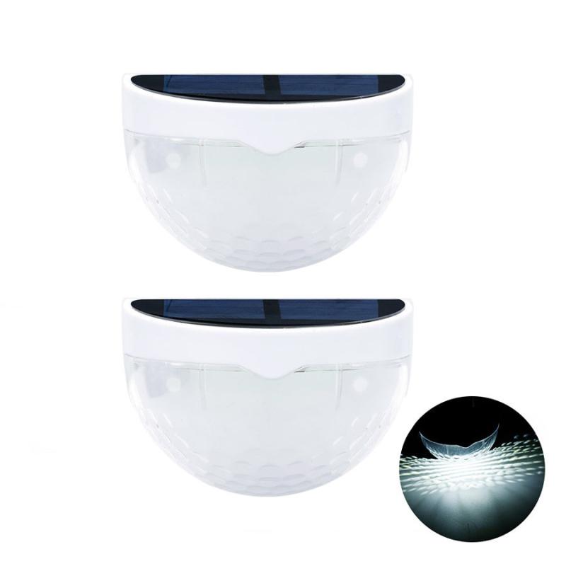 6pcs 6LED Solar Fence Lights Waterproof Outdoor Light