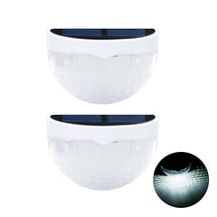 6pcs 6LED Solar Fence Lights Waterproof Outdoor Light
