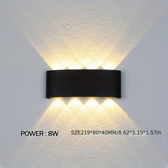 LED Outdoor Wall Lamp IP65 Waterproof Aluminum AC86-265