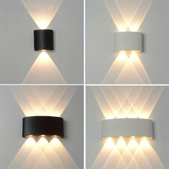 LED Outdoor Wall Lamp IP65 Waterproof Aluminum AC86-265