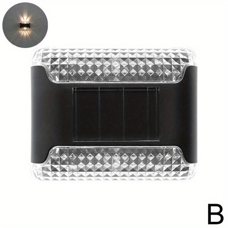 Solar Wall Sconce Outdoor Waterproof LED Light for Garden Patio Yard