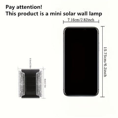 Solar Wall Sconce Outdoor Waterproof LED Light for Garden Patio Yard