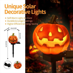 Pumpkin Solar Lawn Light LED Waterproof Garden Decor
