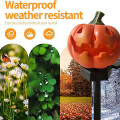 Pumpkin Solar Lawn Light LED Waterproof Garden Decor