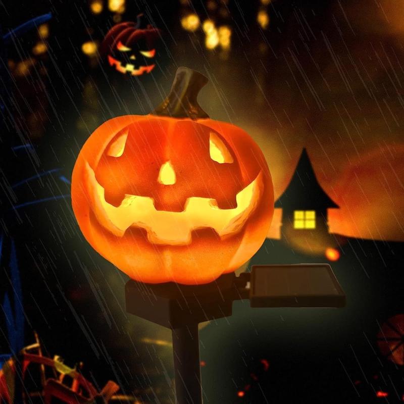 Pumpkin Solar Lawn Light LED Waterproof Garden Decor