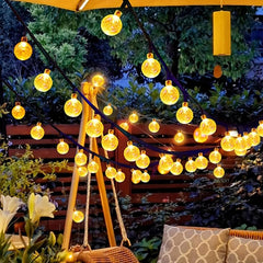200 LED Solar String Lights Outdoor Waterproof Globe Lights