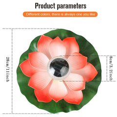 Solar Floating Lotus Light for Garden Pond Night Light