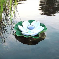 Solar Floating Lotus Light for Garden Pond Night Light