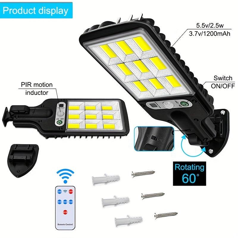 Remote Controlled Solar Post Light with Motion Sensor