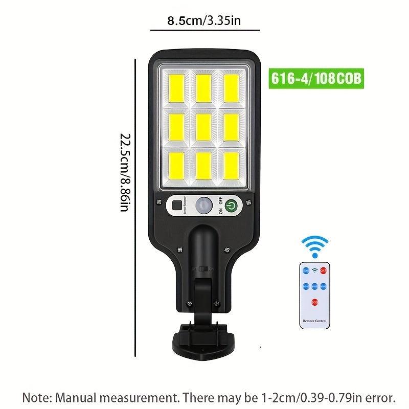 Remote Controlled Solar Post Light with Motion Sensor