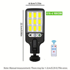 Remote Controlled Solar Post Light with Motion Sensor