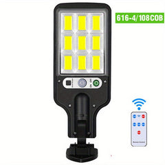 Remote Controlled Solar Post Light with Motion Sensor