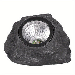 Solar Step Light Faux Stone Spotlights Waterproof Outdoor Decoration