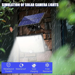 106LED Split Solar Lamp 3Mode Waterproof Outdoor Lighting