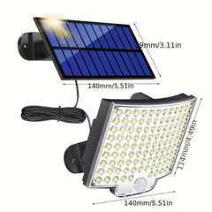 106LED Split Solar Lamp 3Mode Waterproof Outdoor Lighting
