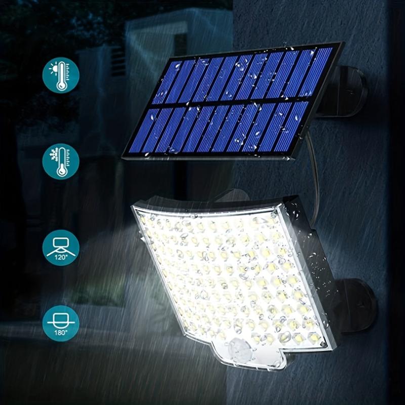 106LED Split Solar Lamp 3Mode Waterproof Outdoor Lighting